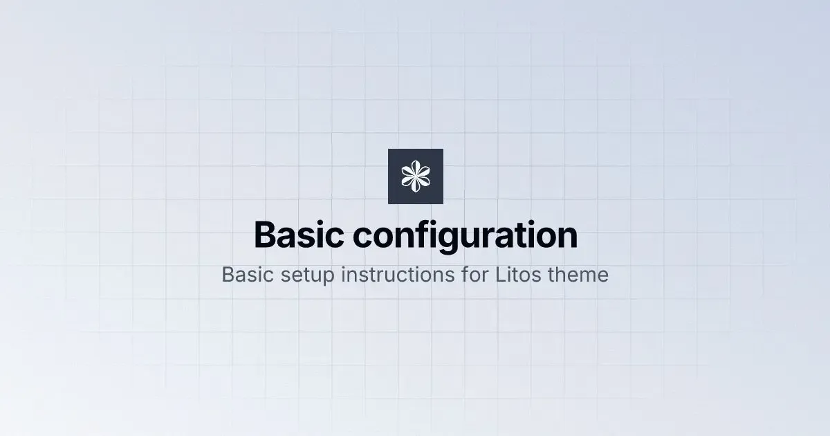 Basic configuration
