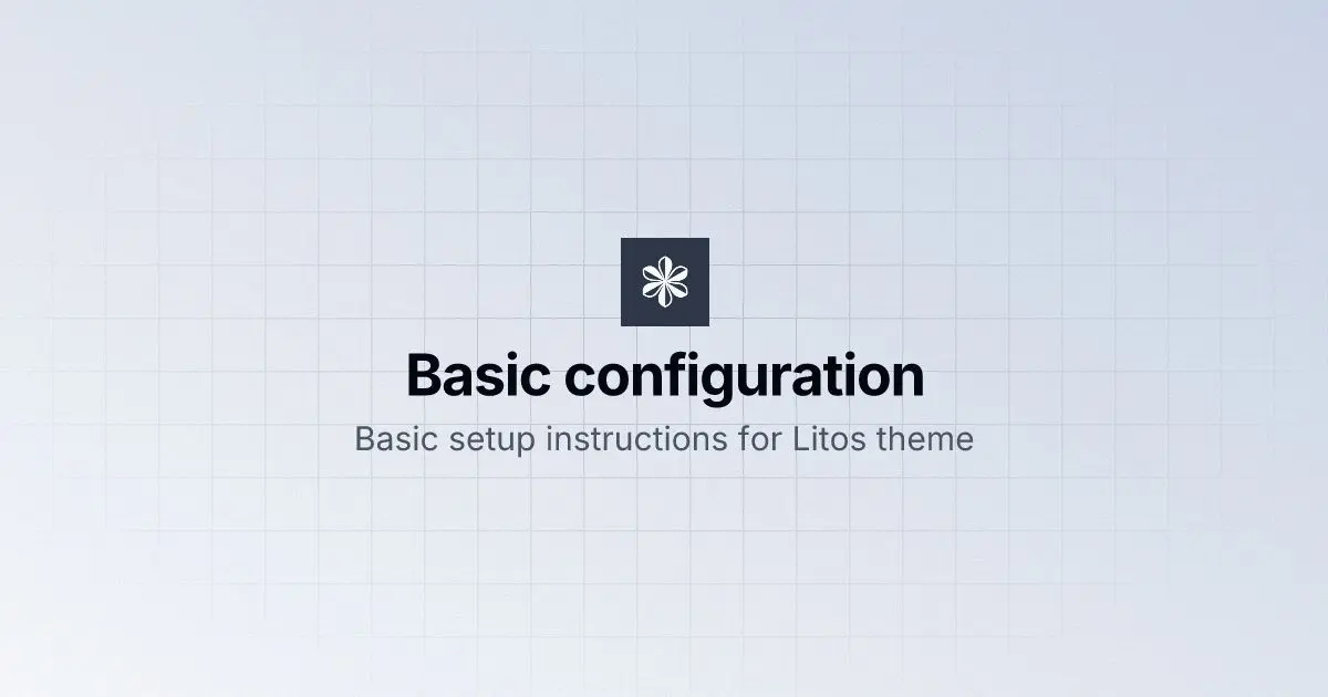 Basic configuration